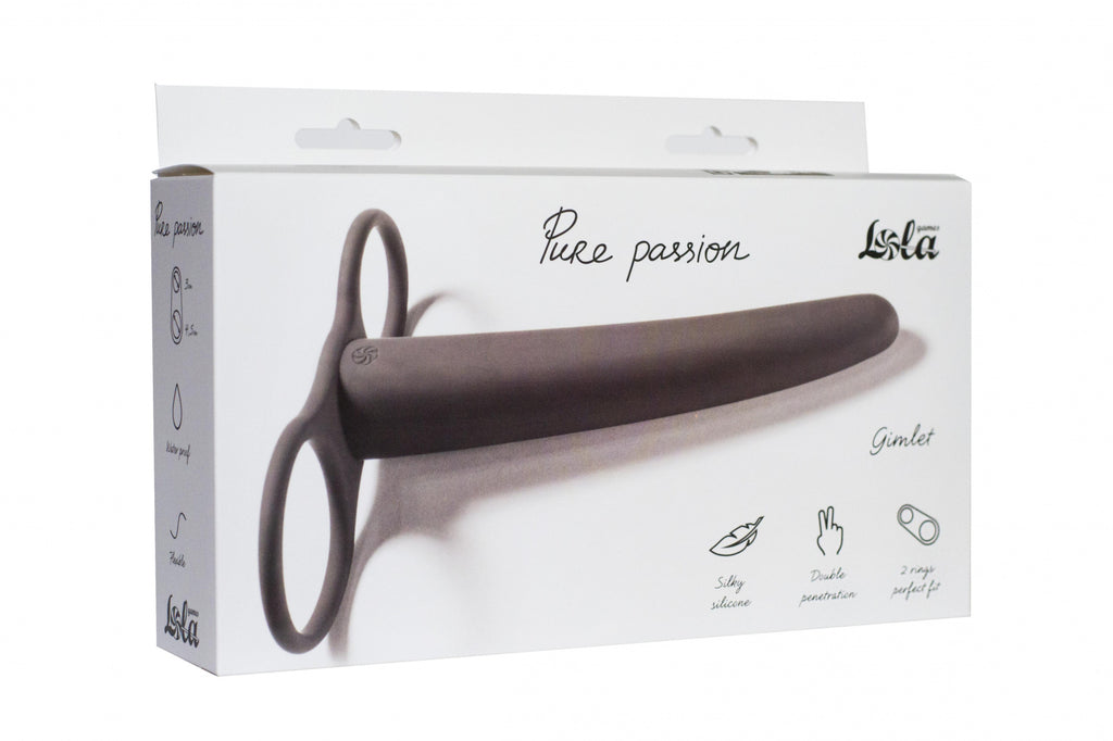 Lola Games - Dildo per Doppia Penetrazione Gimlet - Nero