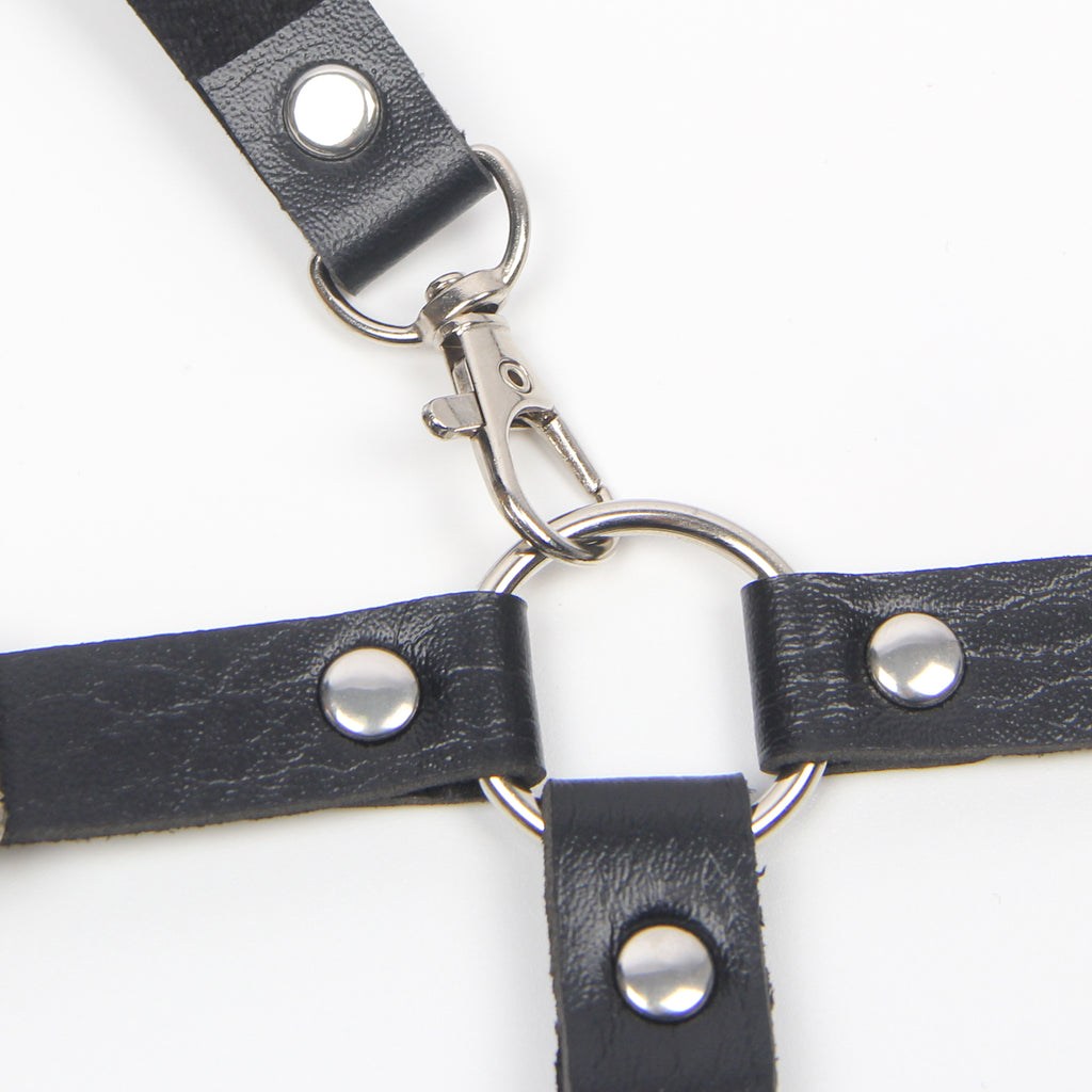 Oh Yeah - Harness in Ecopelle con Catena
