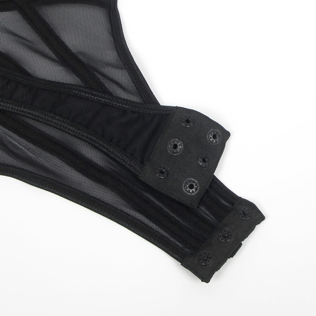 Oh Yeah - Body con Trasparenze e Choker con Catene