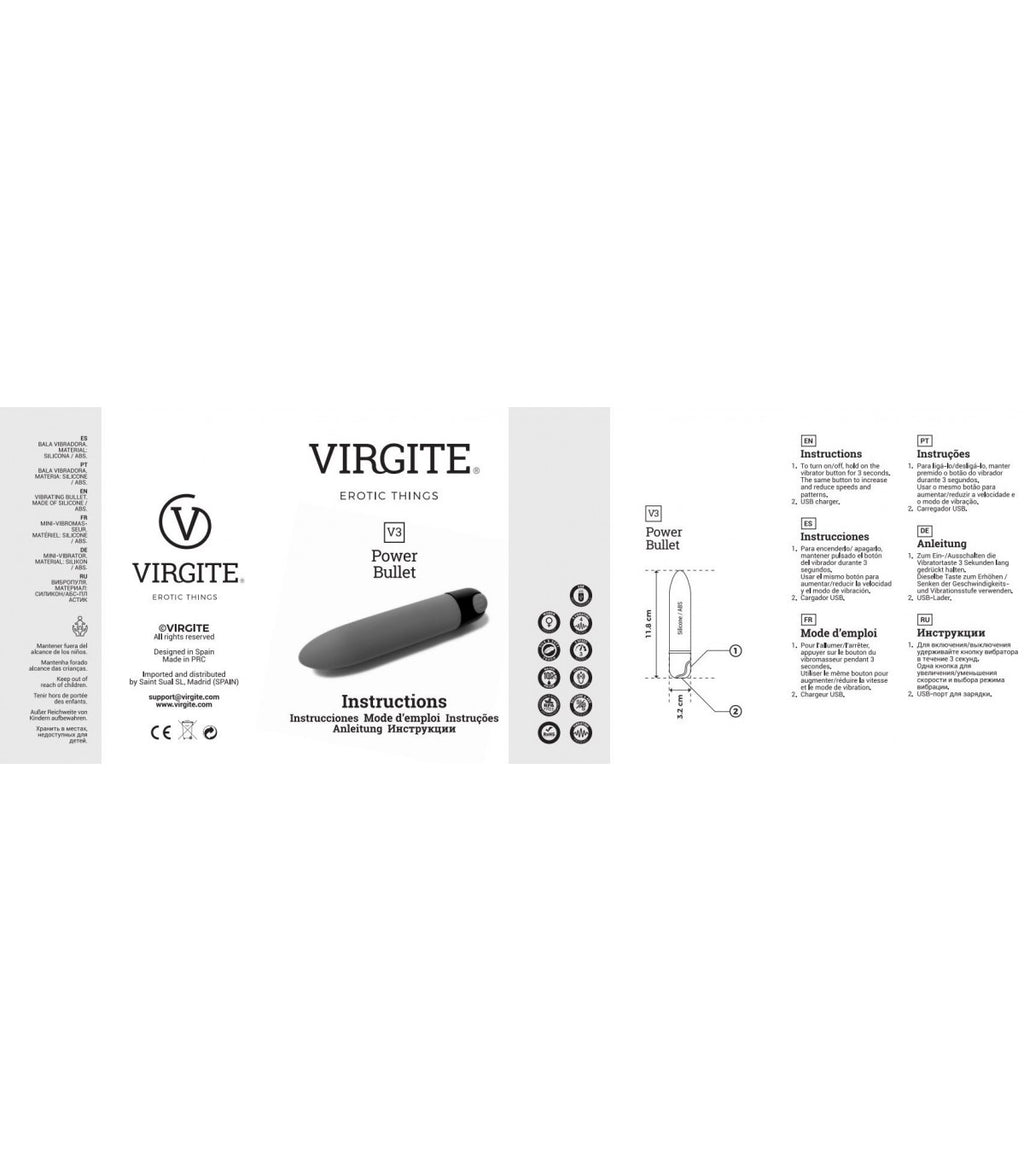 PROIETTILE VIBRANTE V3 BLU