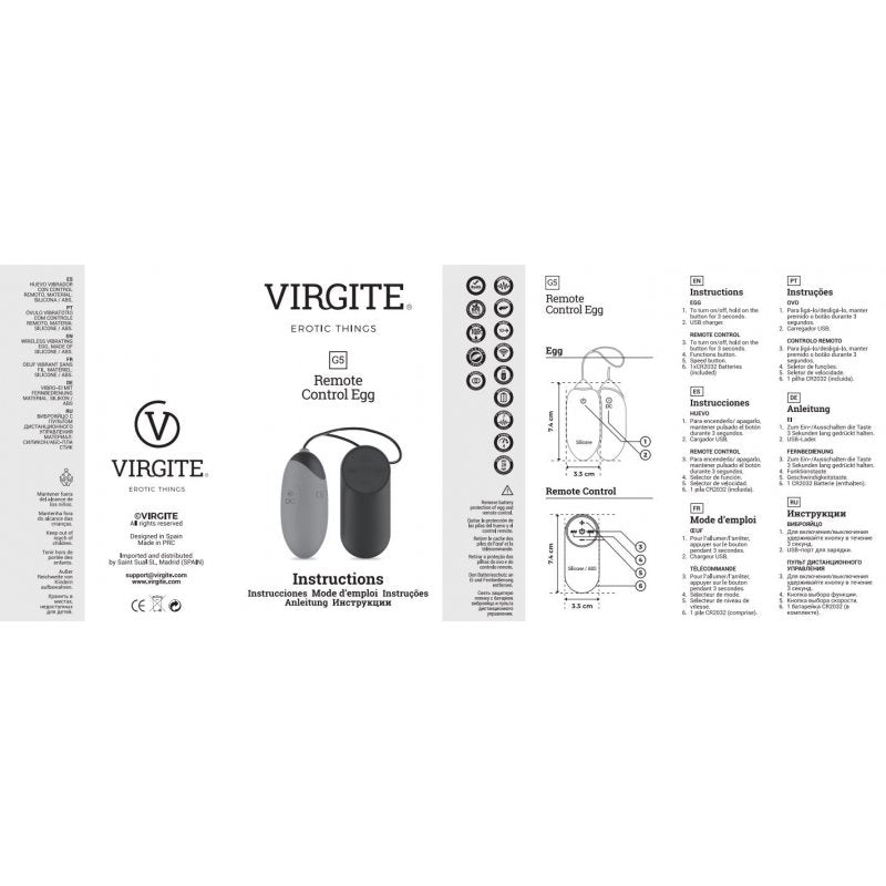 G5 UOVO VIBRANTE VIOLA RICARICABILE
