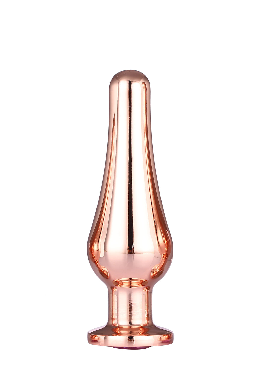 Plug del piacere GLEAMING LOVE ORO ROSA M