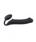 IMBRACATURA DILDO STRAP-ON FLESSIBILE MORBIDO SILICONE NERO XL