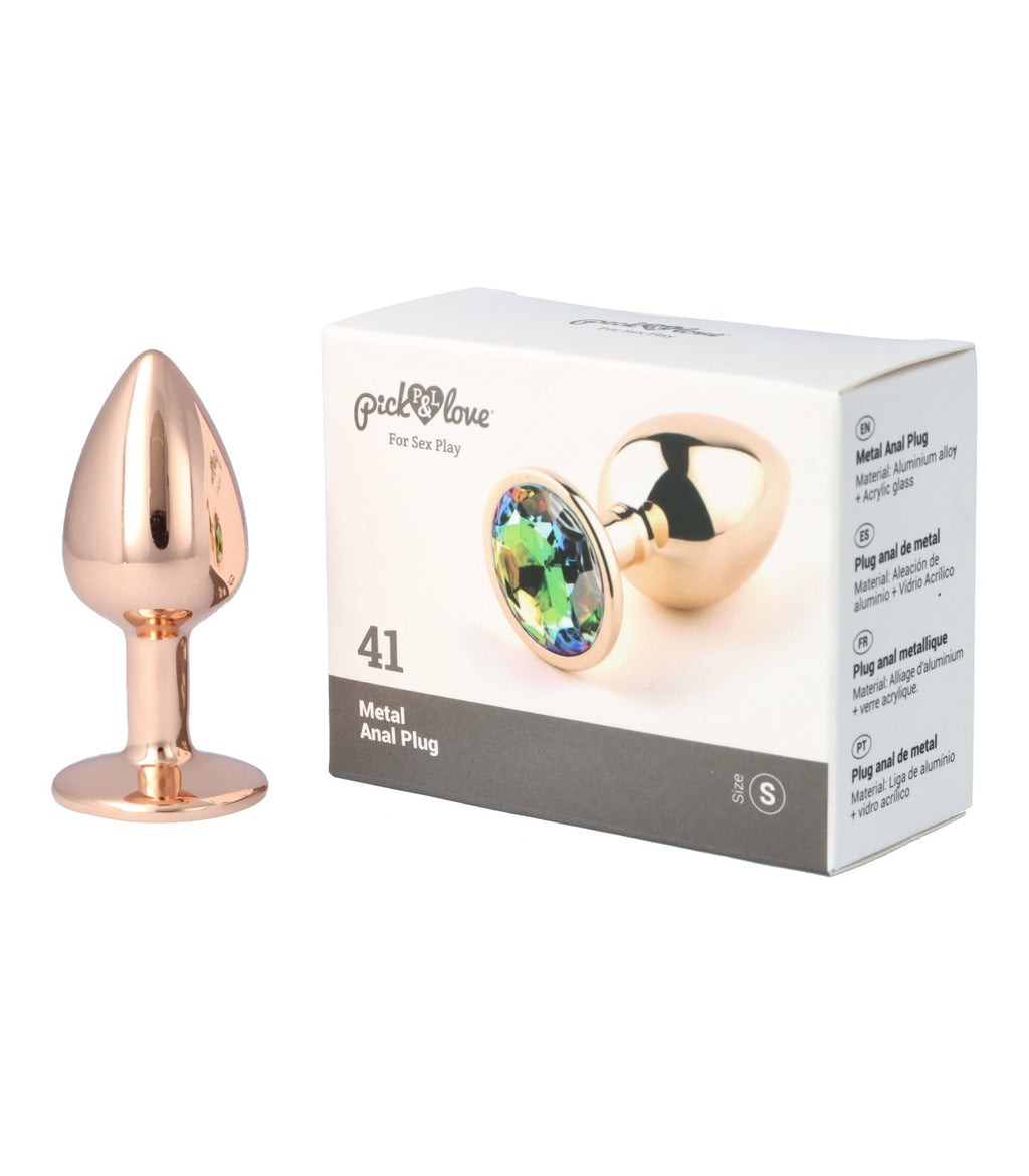Nº 41 PLUG ANALE IN METALLO TAGLIA S