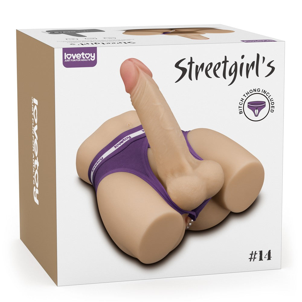 Streetgirl #14 con dildo pieghevole