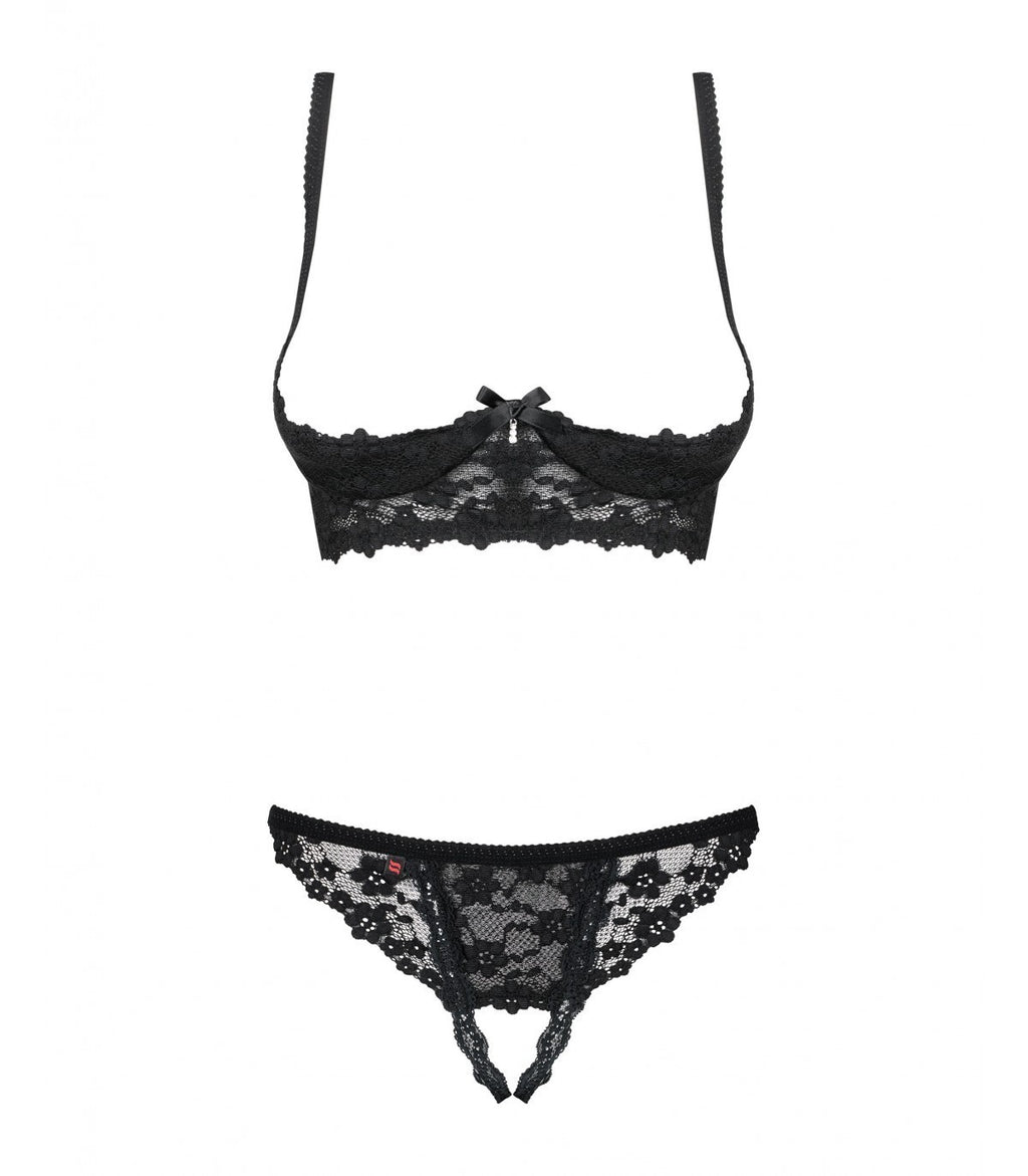 LETICA COMPLETO 2 PEZZI SENZA COPPA NERO S/M
