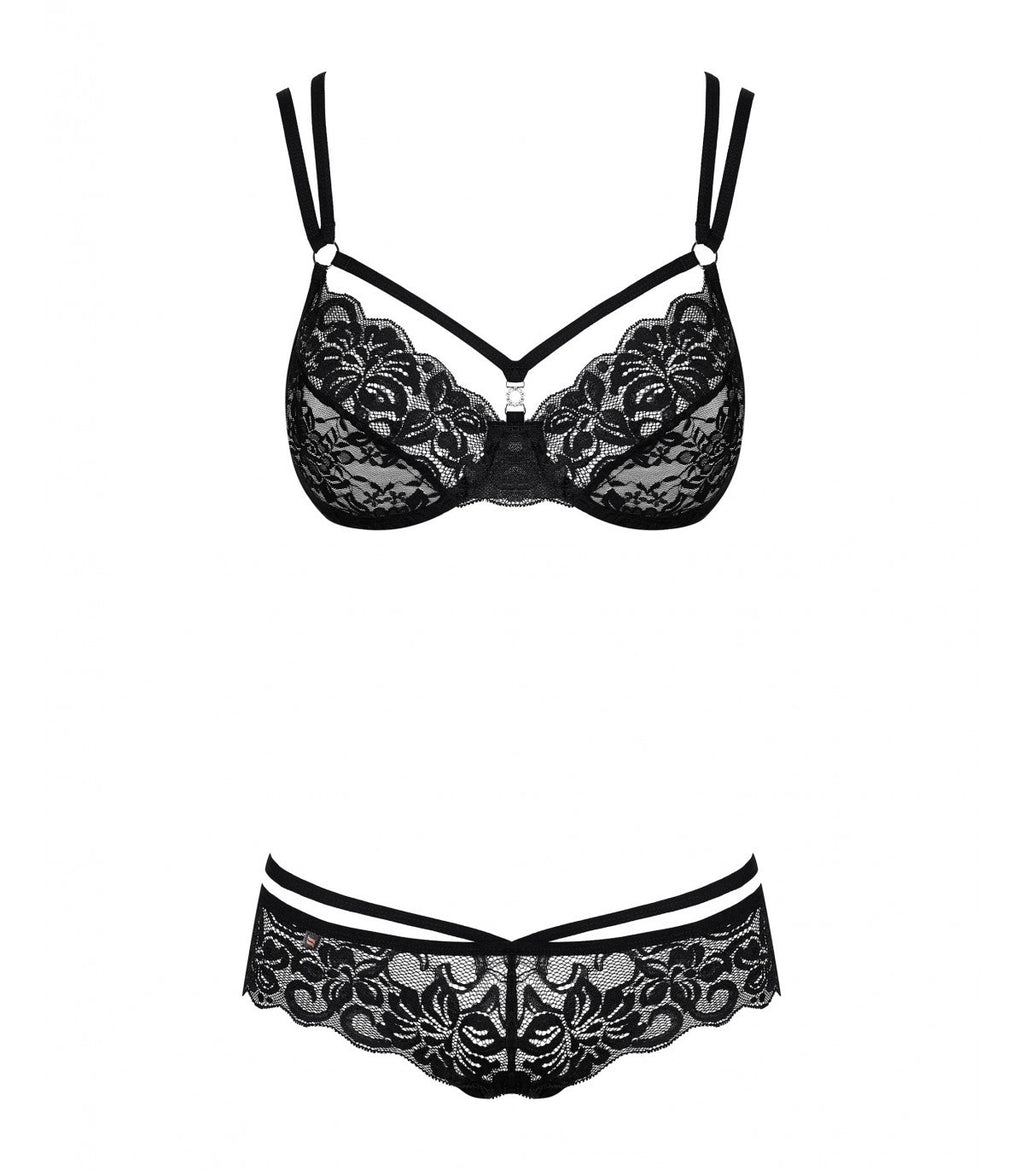860-SET-1 SET 2 PEZZI NERO L/XL