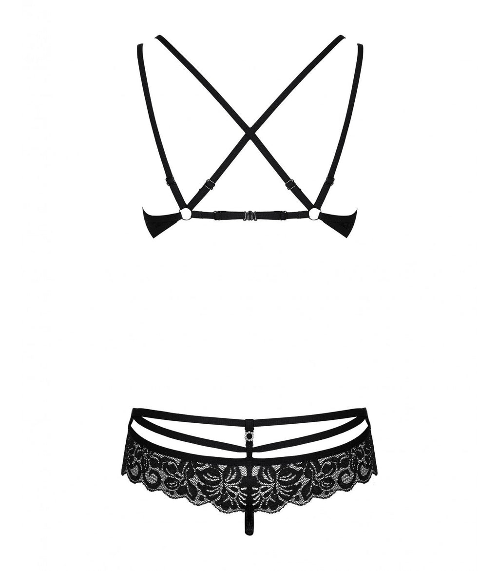 860-SET-1 SET 2 PEZZI NERO L/XL