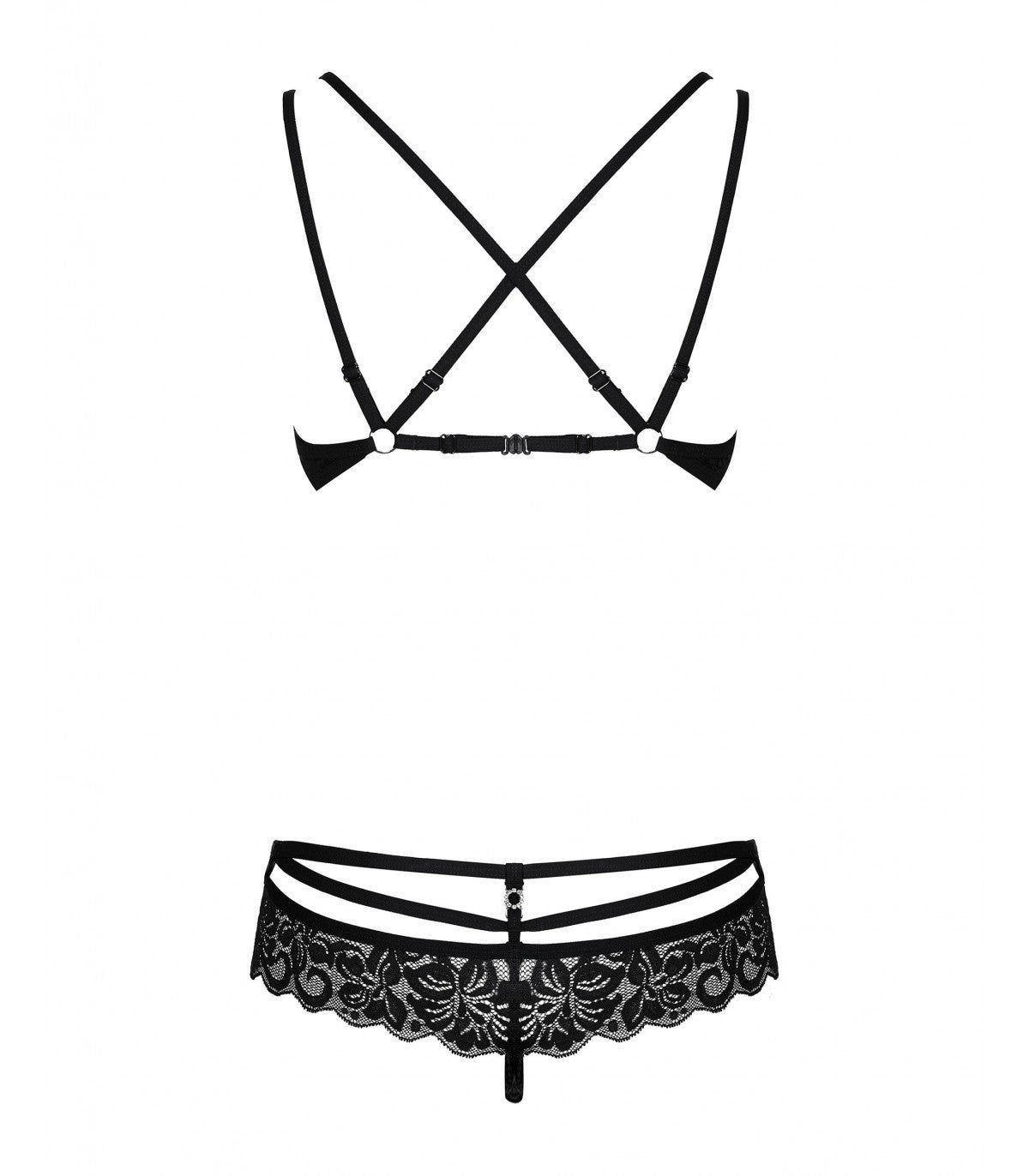 860-SET-1 SET 2 PEZZI NERO L/XL