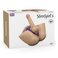 Streetgirl #17 con dildo pieghevole