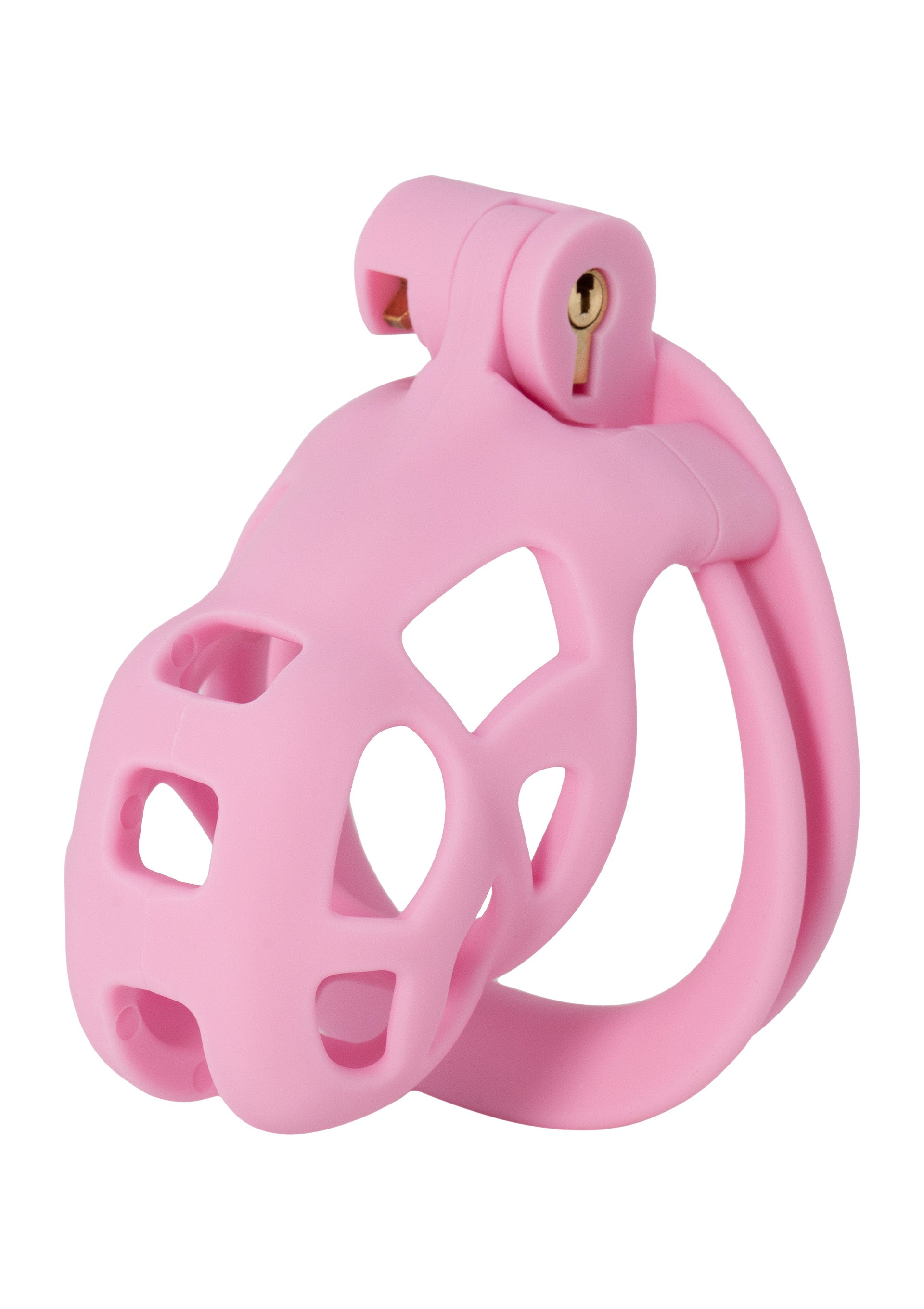 Gabbia per pene corta rosa